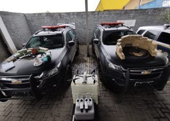 Polícias Penal e Militar prendem quadrilha do drone