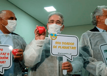 Ministro da Saúde visita maior hemocentro do Brasil em Goiânia