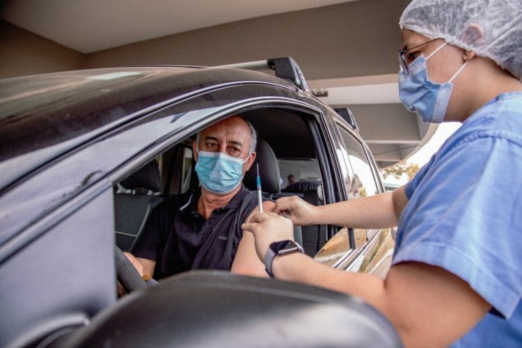 Anápolis já imunizou 30% da população com primeira dose