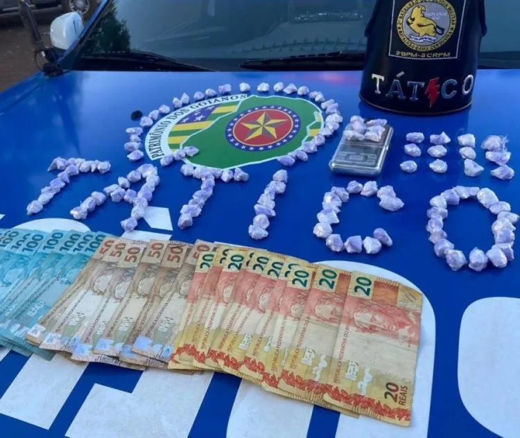 Combate à criminalidade: PMGO apreende quase 50 kg de drogas nas últimas horas