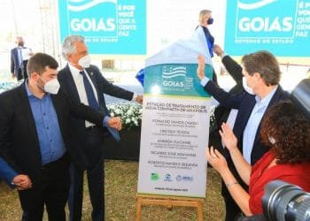 Em Anápolis, Caiado inaugura Estação de Tratamento de Água e estruturas operacionais da Saneago, com investimento de R$ 14,2 milhões