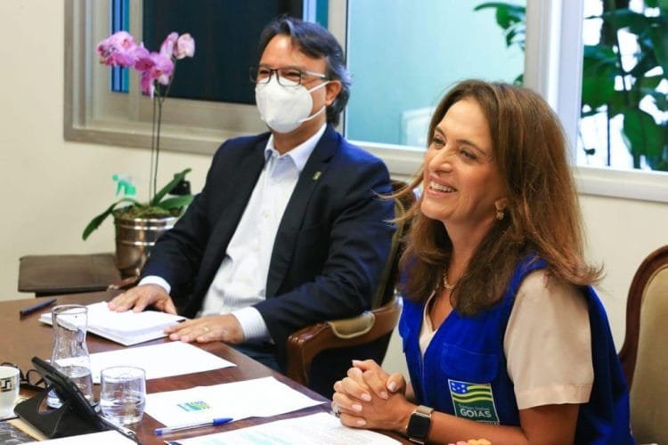 Gracinha Caiado apresenta detalhes do programa Mães de Goiás durante live com primeiras-damas