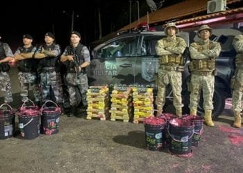 Polícia Militar faz 180 prisões em flagrante e apreende mais de 260 kg de drogas