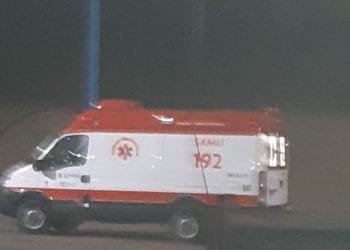 PRF persegue e prende homem que furtou ambulância