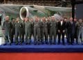 Presidente Bolsonaro participa da cerimônia de recebimento do quinto KC-390 em Anápolis