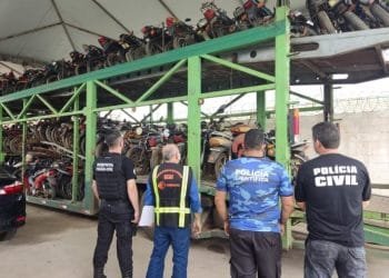 Polícia Civil e Detran deflagram Operação Moto Legal e apreendem 176 motocicletas irregulares