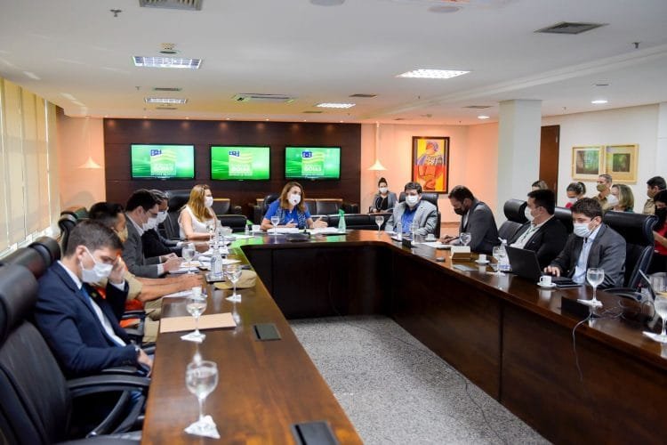 Primeira-dama Gracinha Caiado se reúne com prefeitos de municípios afetados por fortes chuvas