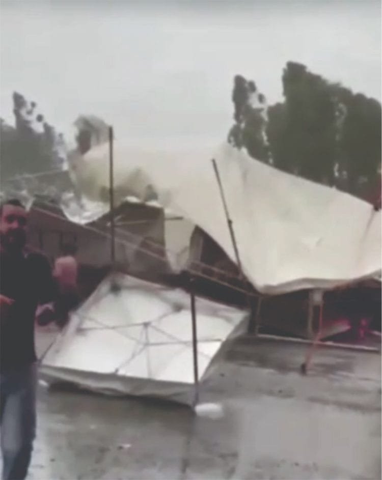 Temporal atinge Anápolis e assusta moradores com ventos entre 40 a 55 km/h