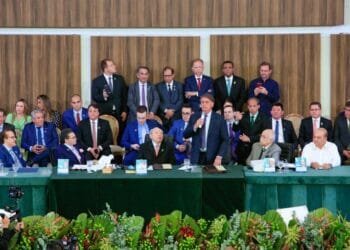 Presidente da República, Jair Bolsonaro, participa de convenção da Assembleia de Deus