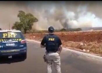 Goiás: PRF alerta sobre o risco de queimadas em rodovias