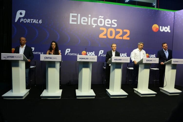 ELEIÇÕES 2022: em 1º debate, candidatos ao Governo de Goiás lamentam ausência de Caiado