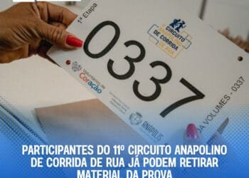 Participantes do 11º Circuito Anapolino de Corrida de Rua já podem retirar material da prova