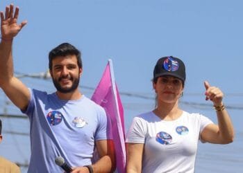 Thaís Souza fecha dobradinha com o jornalista Matheus Ribeiro