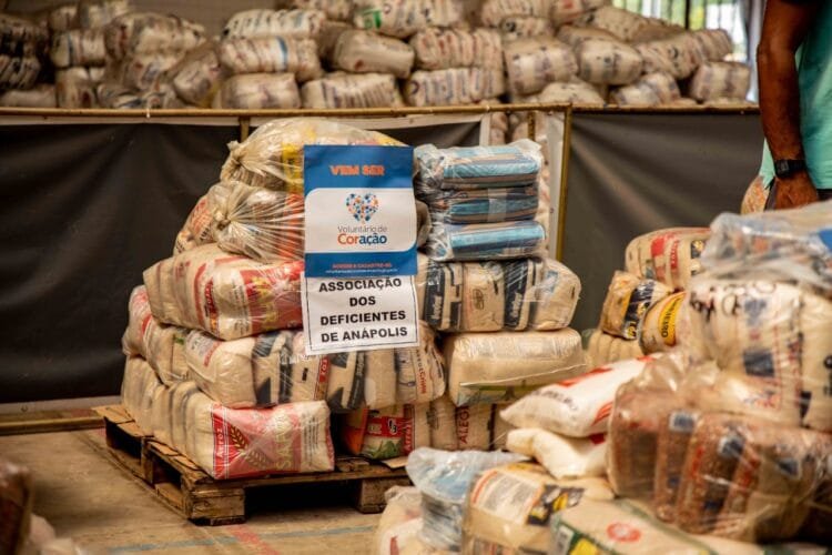 Mais de 100 instituições filantrópicas já foram beneficiadas com alimentos arrecadados durante o Arraiana 2022