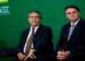 Bolsonaro recebe Braga Netto e integrantes das Forças Armadas no Palácio da Alvorada