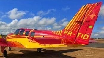 Aeronave apreendida pela Polícia Civil é doada aos Bombeiros e vira UTI móvel