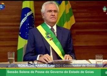 Caiado e Daniel Vilela são empossados governador e vice de Goiás