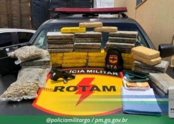 Polícia Militar prende suspeito de tráfico e apreende grande quantidade de droga