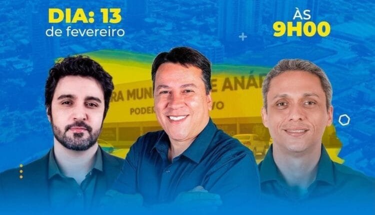 Pela Direita: Hélio Araújo recebe deputados Gustavo Gayer e Fred Rodrigues em Anápolis