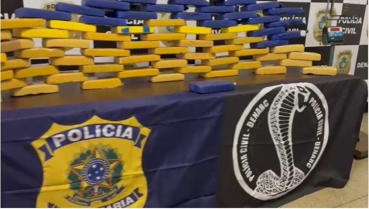 Operação conjunta resulta na prisão de traficantes com 78 kg de cocaína avaliada em mais de R$ 10 milhões