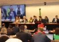 Ronaldo Caiado discute com deputado do PT durante CPI do MST: ‘Não sou da sua laia’