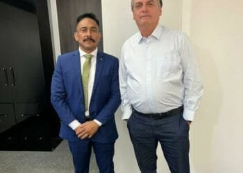 Anapolino Raderson Aguiar se encontra com Bolsonaro em Brasília