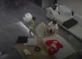 Vídeo: Mãe e filho sobrevivem à explosão de um balão de fogo