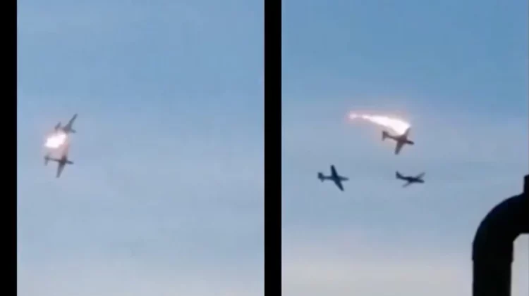 Vídeo chocante mostra colisão de aviões da Força Aérea e fatalidade na Colômbia