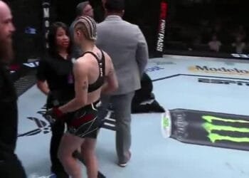 IMAGEM FORTE: Istela Nunes sofre grave lesão em luta no UFC Las Vegas 77