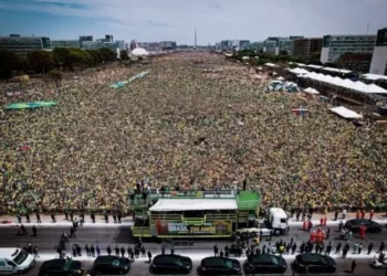 Manifestação contra a cassação do deputado Fred Rodrigues é organizada por apoiadores, nessa terça-feira na ALEGO
