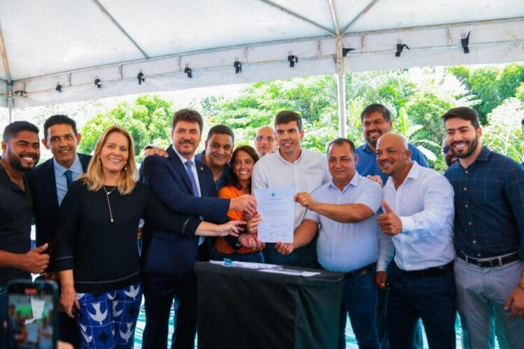 Início das obras da Ponte Pacaembu/Pedregal marca avanço histórico para Novo Gama e Valparaíso, com apoio do senador Wilder Morais