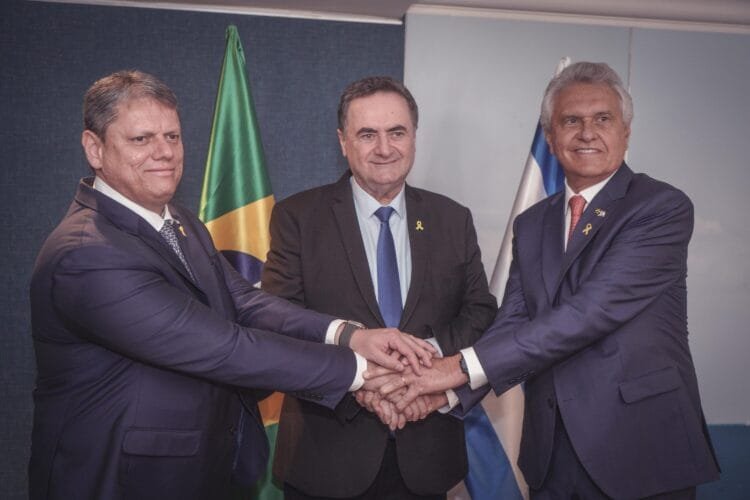 Caiado destaca importância de tecnologias israelenses para desenvolvimento de Goiás e do Brasil