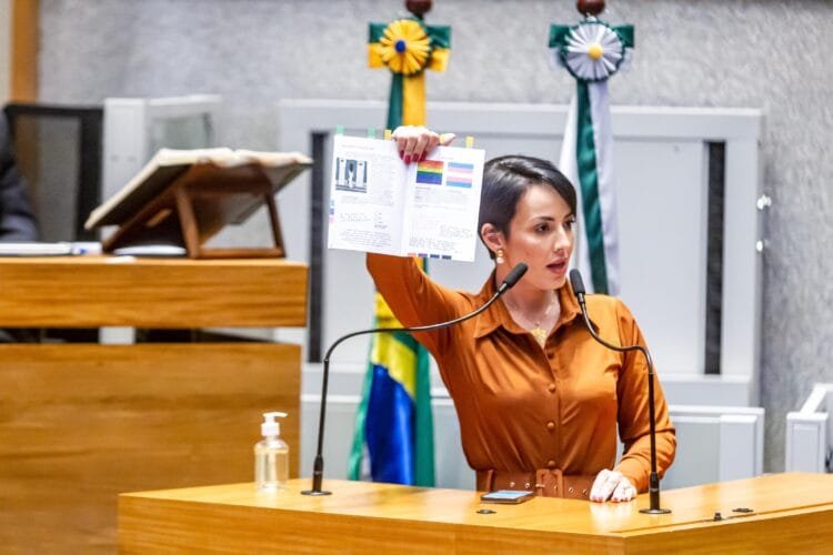 Gabriella Rangel alerta sobre ideologia nas salas de aula durante Audiência Pública em Brasília