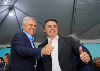 Jair Bolsonaro e Ronaldo Caiado unem forças em eventos políticos em Goiânia