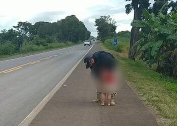 Criança de 4 anos é resgatada pela PRF em situação de risco na BR-153