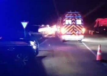 Trabalhador rural morre e mulher fica ferida em acidente na BR-060 em Guapó