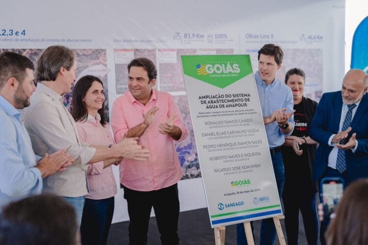 Anápolis celebra ampliação do sistema de abastecimento de água com investimento de R$ 41,3 milhões