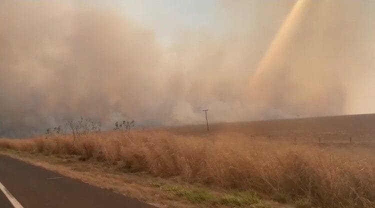 PRF alerta motoristas sobre riscos de queimadas nas rodovias de Goiás