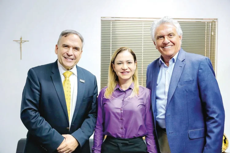 Governador Ronaldo Caiado lança pré-candidatura de Eerizania Freitas à prefeitura de Anápolis