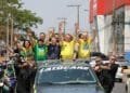 Bolsonaro lidera maior carreata da história de Anápolis em apoio a Márcio Corrêa