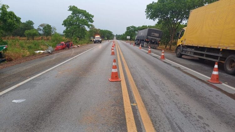 Finais de semana trágico nas rodovias federais de Goiás deixa três mortos e 25 feridos