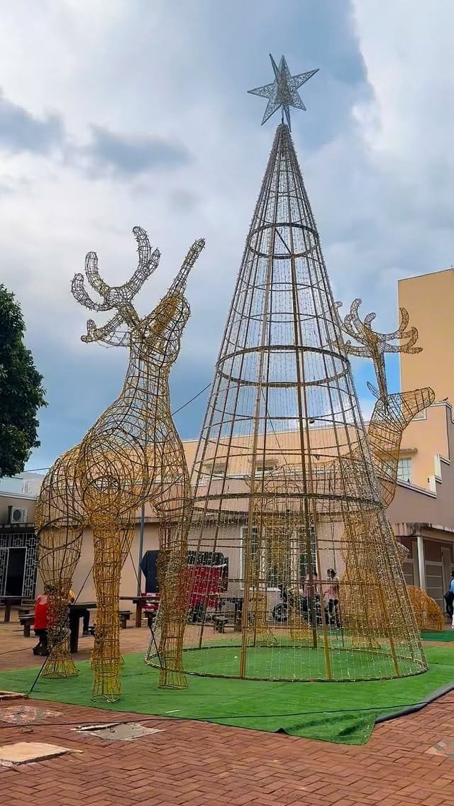 Anápolis inaugura o Natalino com novas atrações e estrutura ampliada na Praça Bom Jesus
