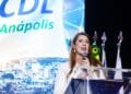 Andreia Rezende destaca união institucional na posse do novo presidente da CDL Anápolis