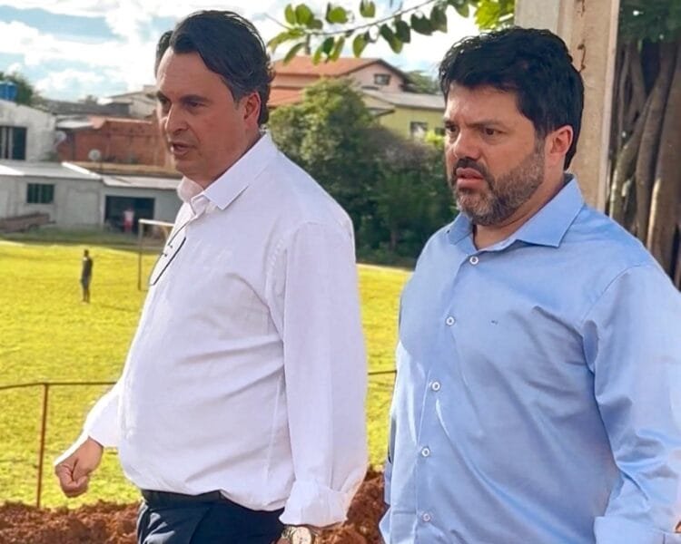 Ao lado do prefeito, vereador Jean Carlos acompanha início das obras de revitalização do Campo do Flamengo