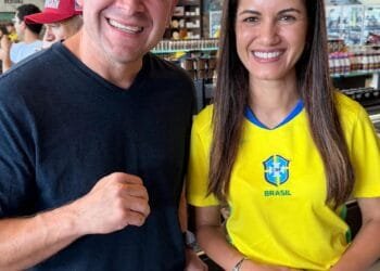 “Vocês estão muito bem de prefeito”, diz prefeito de Cuiabá ao elogiar Márcio Corrêa