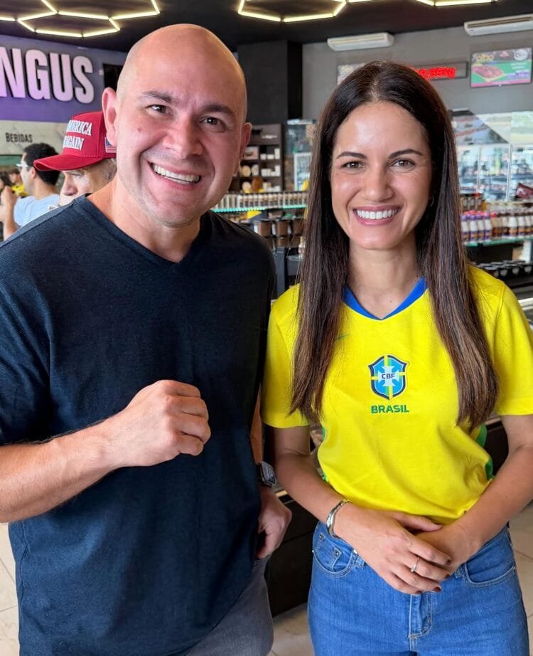 “Vocês estão muito bem de prefeito”, diz prefeito de Cuiabá ao elogiar Márcio Corrêa