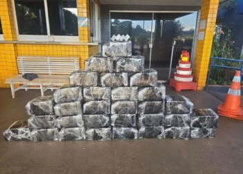 PRF apreende 352 kg de cocaína em caminhão na BR-060, em Jataí