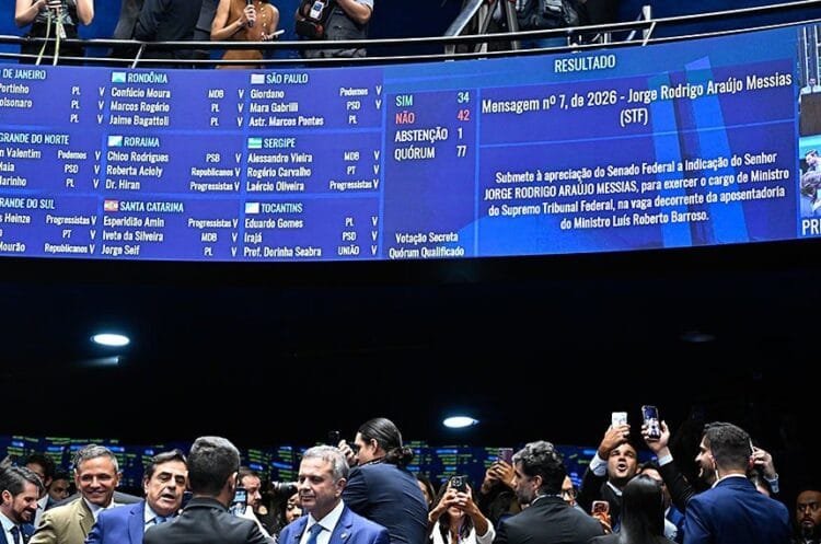 Indicação de Jorge Messias ao STF é rejeitada pelo Senado