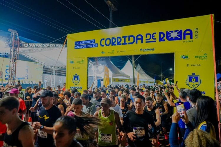 Inscrições para 3ª etapa do Circuito Anapolino de Corrida de Rua começam nesta sexta-feira (22)