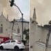 Incêndio atinge igreja centenária em Flores da Cunha (RS) e mobiliza comunidade pela recuperação